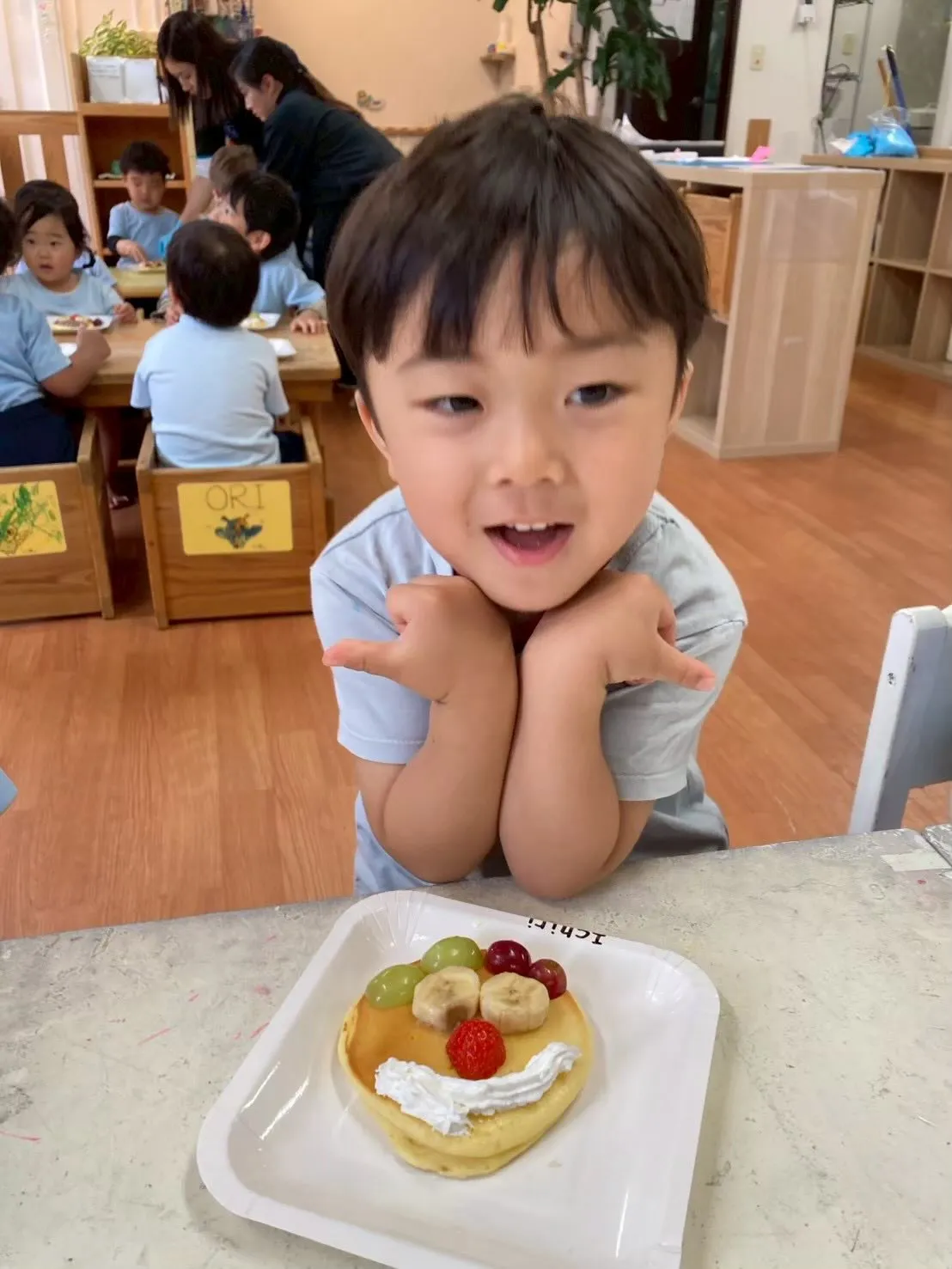 Who am I ・・・Face pancake!