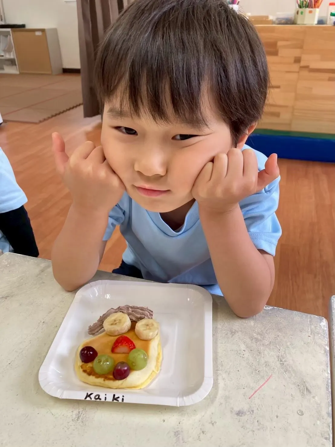 Who am I ・・・Face pancake!