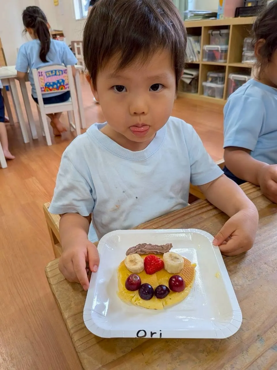 Who am I ・・・Face pancake!