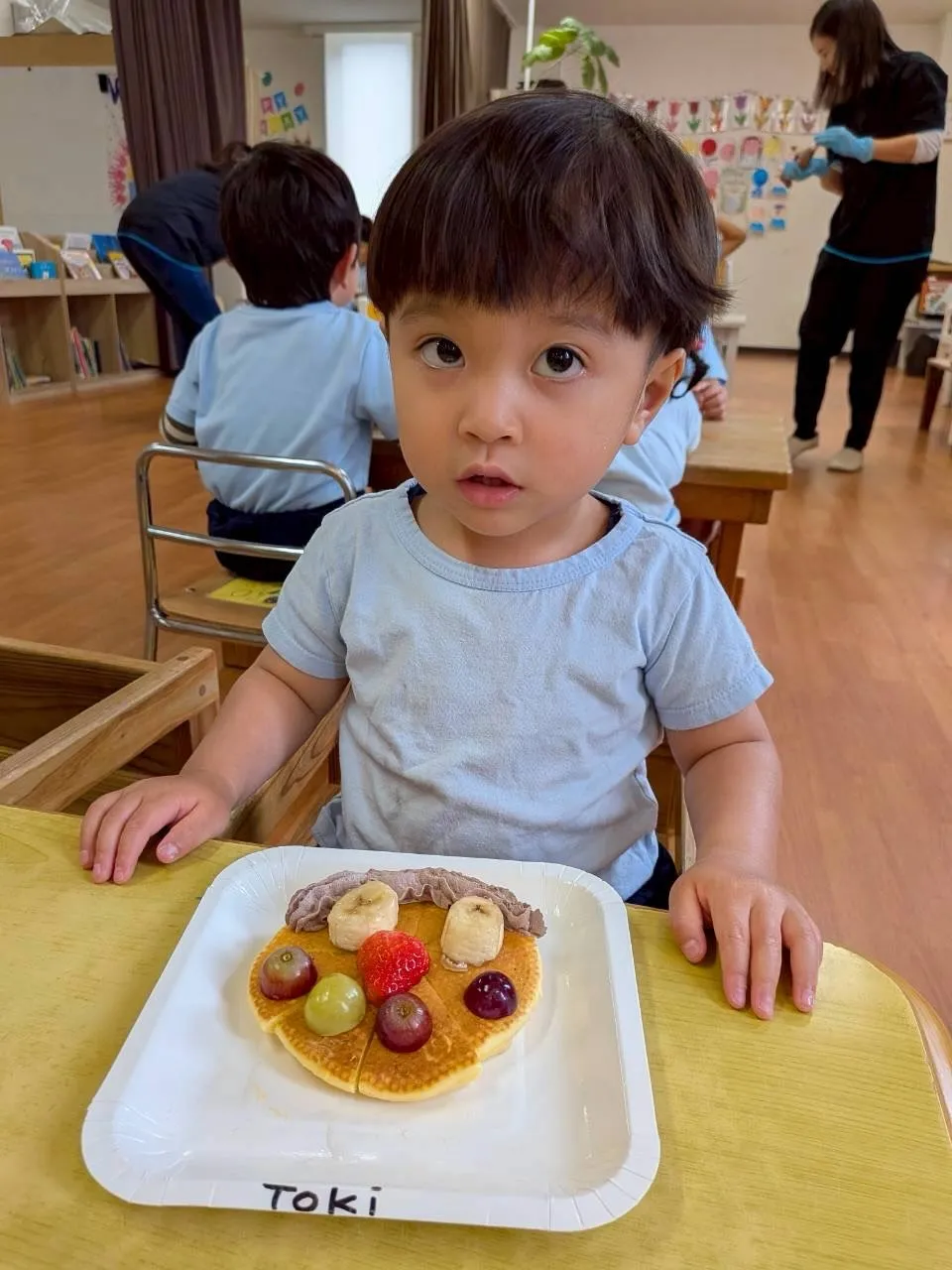 Who am I ・・・Face pancake!