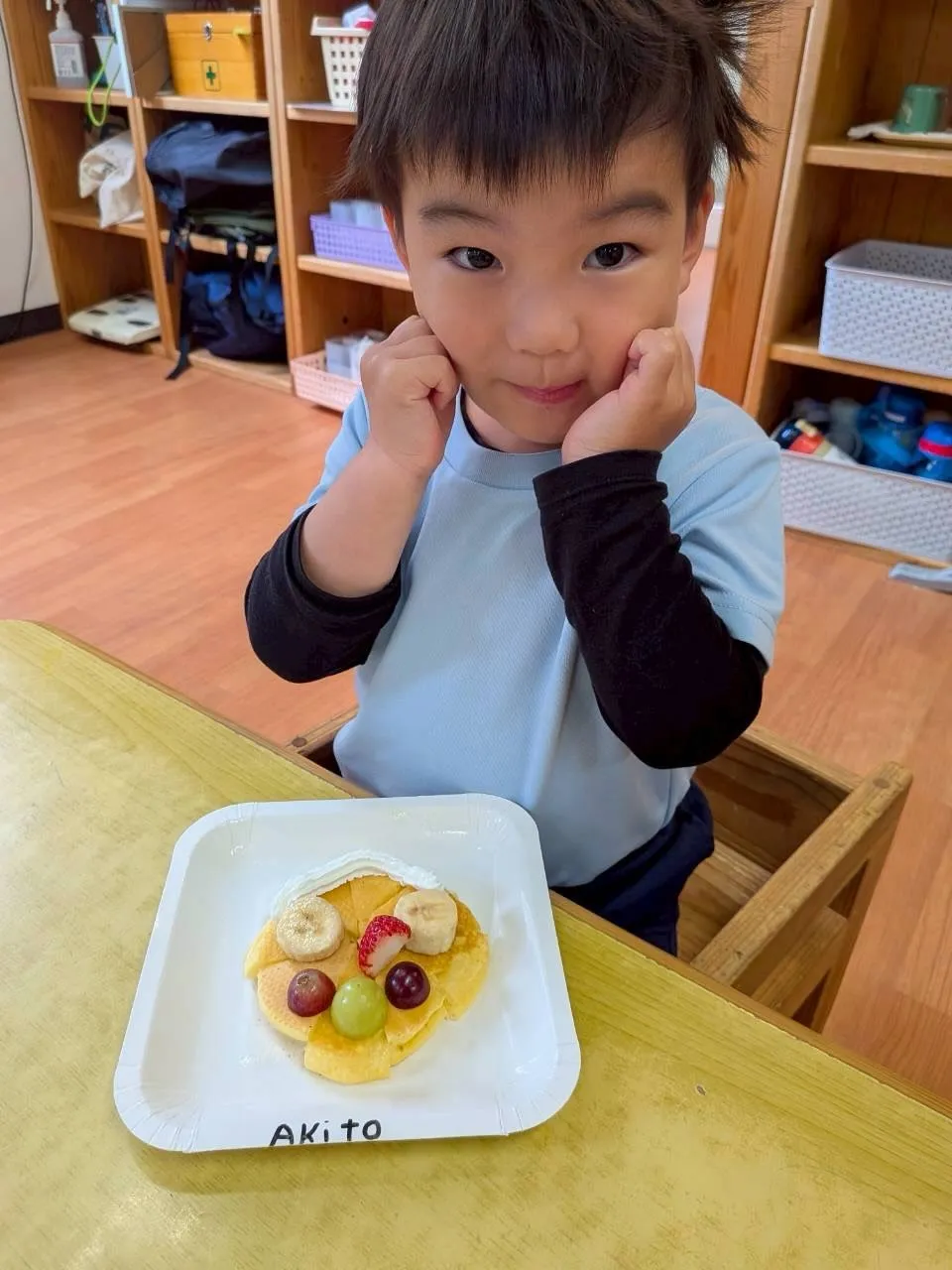 Who am I ・・・Face pancake!