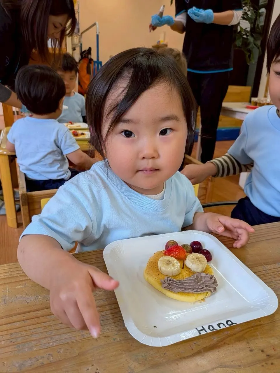 Who am I ・・・Face pancake!
