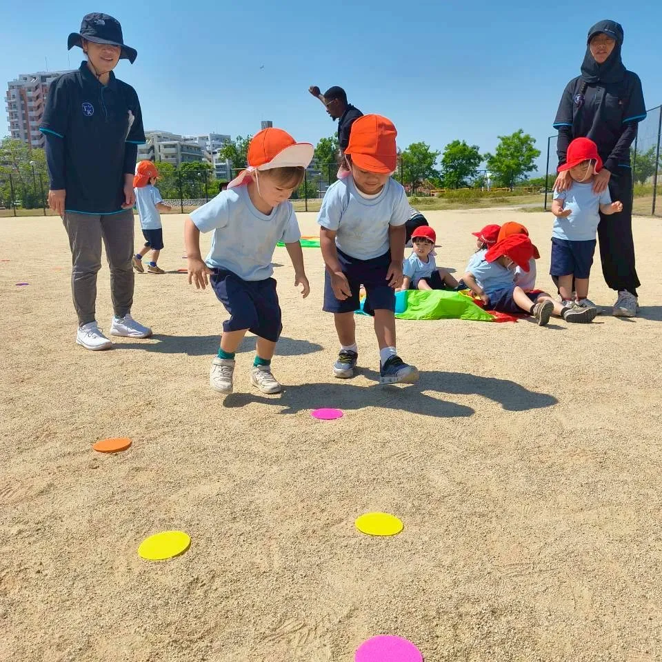 五月晴れの良い天気の日に皆で香椎浜中央公園へ遊びに行きました...