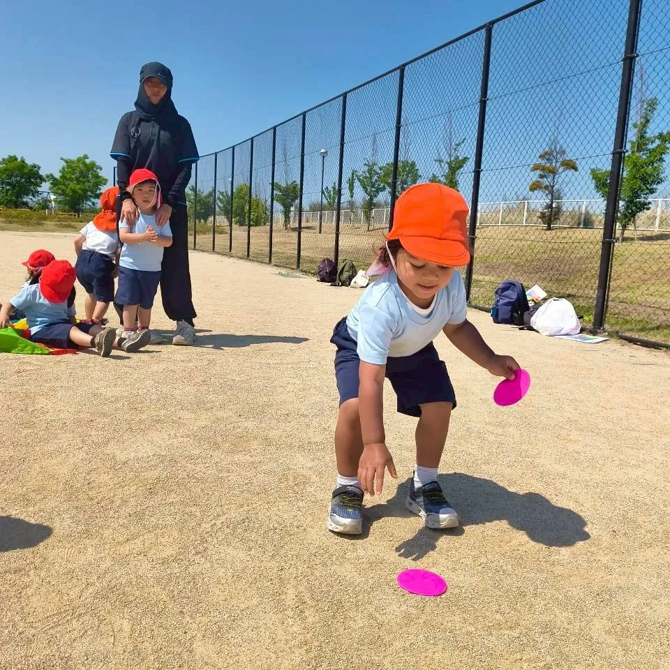 五月晴れの良い天気の日に皆で香椎浜中央公園へ遊びに行きました...